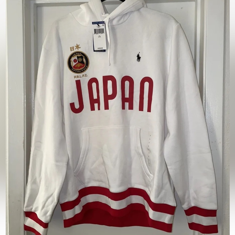 Polo Ralph Lauren World Cup Japan Hoodie Sweatshirt Stadium Sportsman PWing
